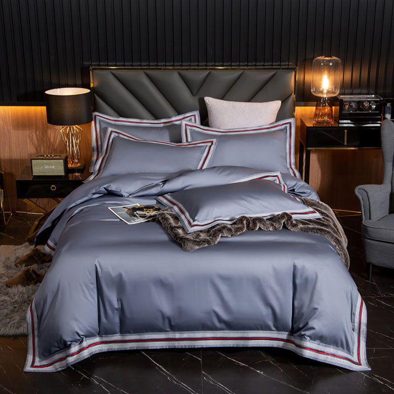 Osmano Luxury Soft Egyptian Cotton Duvet Cover Set Duvet Cover Set - Venetto Design Color 5 / Fitted Bed Sheet / King size 4Pcs Venettodesign.com