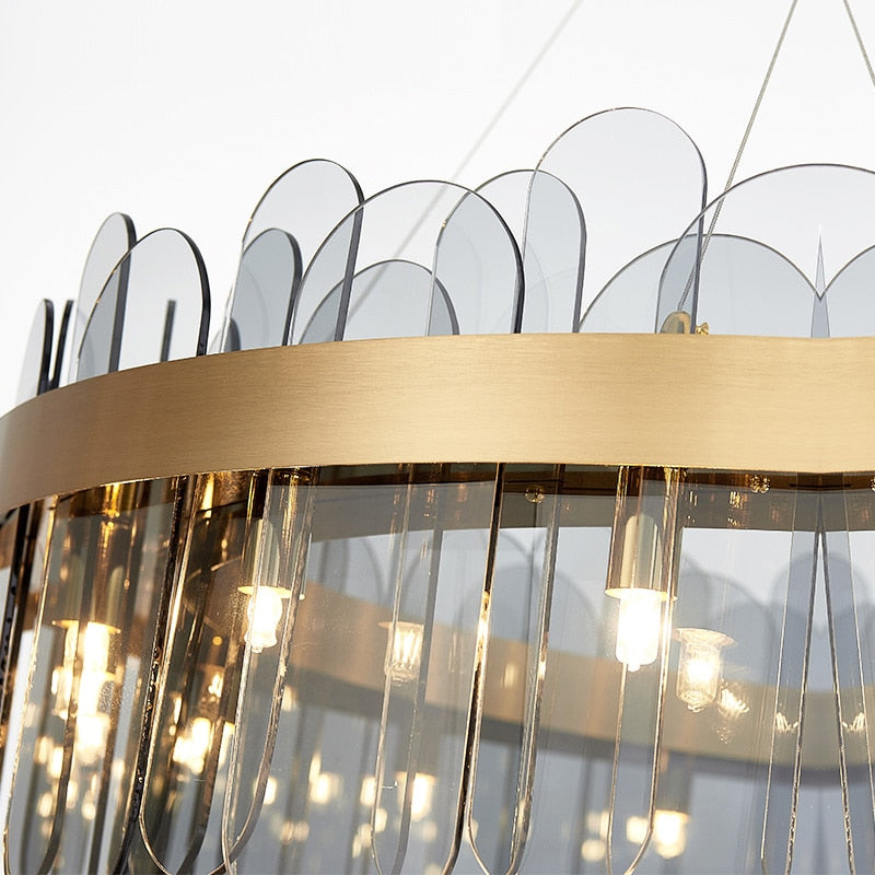 Patina Gold Ring Chandelier Chandelier - Venetto Design Venettodesign.com