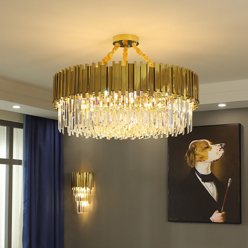 Adorjan Crystal Chandelier Chandelier - Venetto Design Venettodesign.com