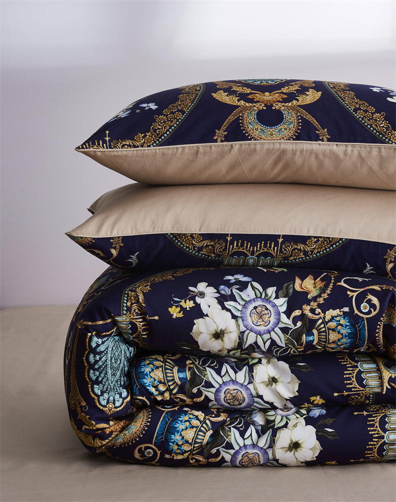 Anita Ultra Soft Egyptian Cotton Duvet Cover Set Duvet Cover Set - Venetto Design Venettodesign.com