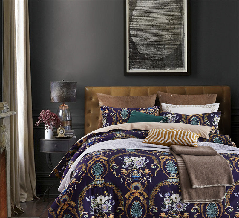 Anita Ultra Soft Egyptian Cotton Duvet Cover Set Duvet Cover Set - Venetto Design Venettodesign.com