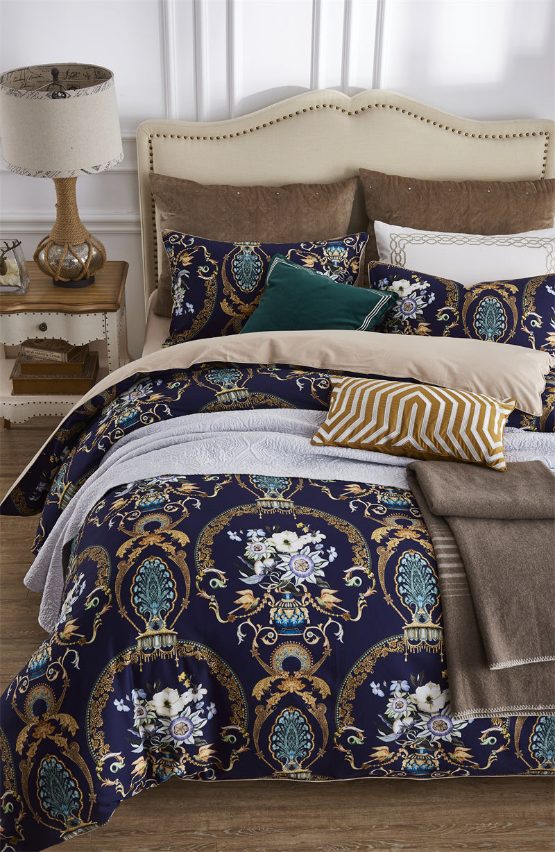 Anita Ultra Soft Egyptian Cotton Duvet Cover Set Duvet Cover Set - Venetto Design Venettodesign.com