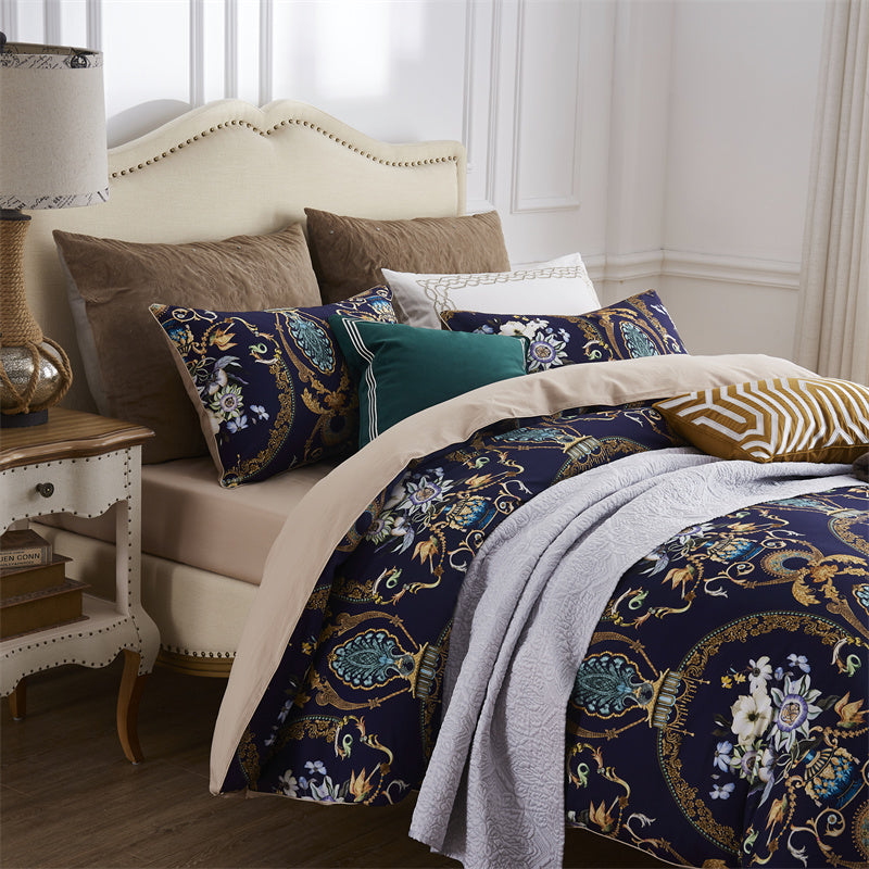 Anita Ultra Soft Egyptian Cotton Duvet Cover Set Duvet Cover Set - Venetto Design Venettodesign.com