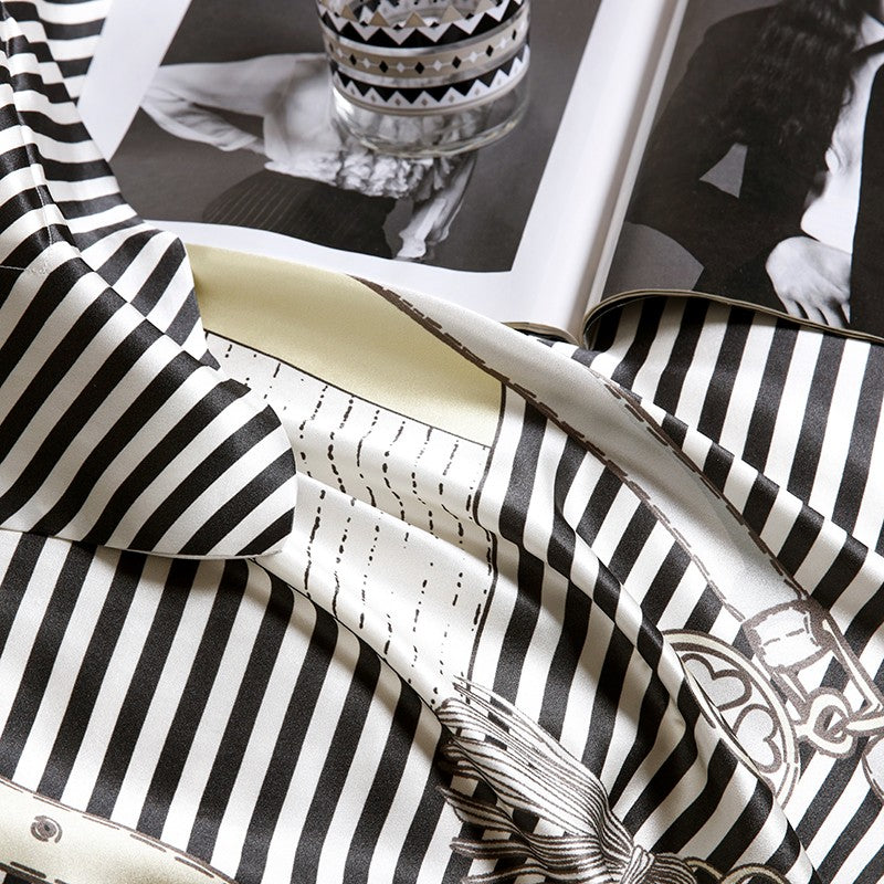 Glamique Luxury Pure Mulberry Silk Bedding Set Duvet Cover Set - Venetto Design Venettodesign.com