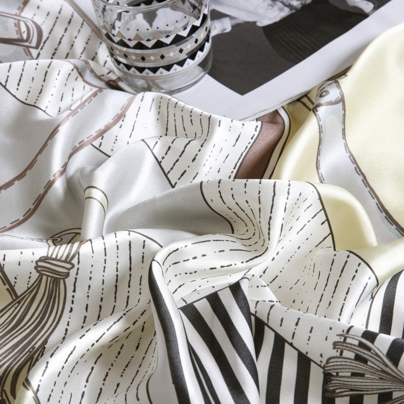 Glamique Luxury Pure Mulberry Silk Bedding Set Duvet Cover Set - Venetto Design Venettodesign.com