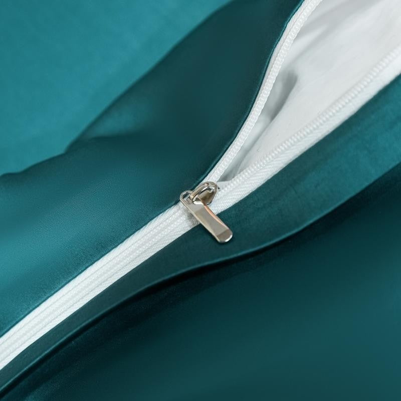 Neo Green Silky Cotton Duvet Cover Set Duvet Cover Set - Venetto Design Venettodesign.com