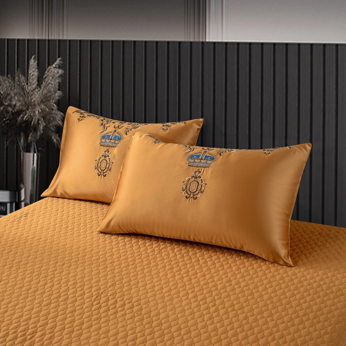 Khronom Luxury Satin Cotton Duvet Cover Set Duvet Cover Set - Venetto Design Venettodesign.com