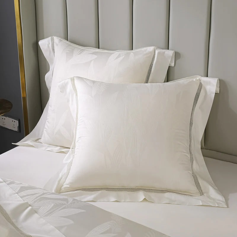 Pagonia Egyptian Cotton Vintage Jacquard Duvet Cover set Duvet Cover Set - Venetto Design Venettodesign.com