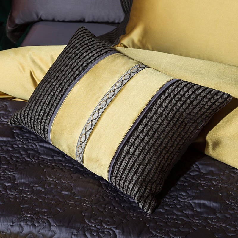 Amarilla Embroidery Egyptian Cotton Duvet Cover Set Duvet Cover Set - Venetto Design Venettodesign.com