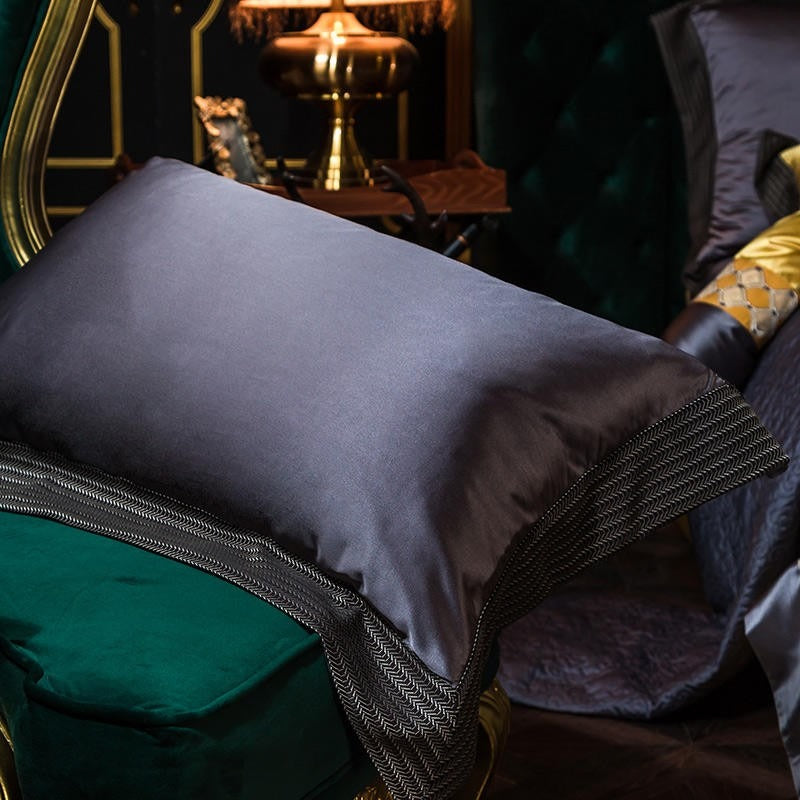 Amarilla Embroidery Egyptian Cotton Duvet Cover Set Duvet Cover Set - Venetto Design Venettodesign.com