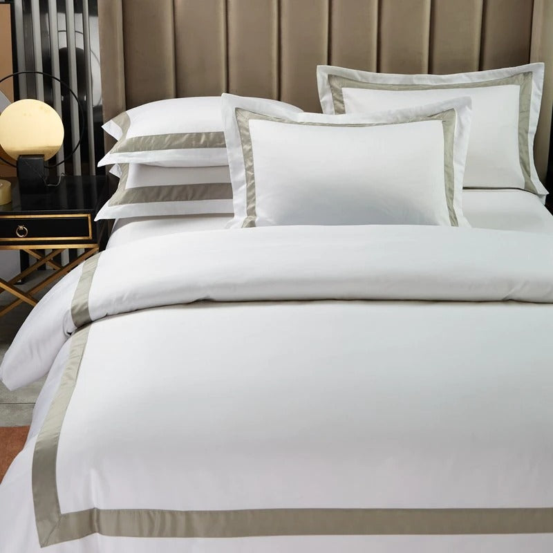 Vera Egyptian Cotton Duvet Cover Set Duvet Cover Set - Venetto Design Venettodesign.com