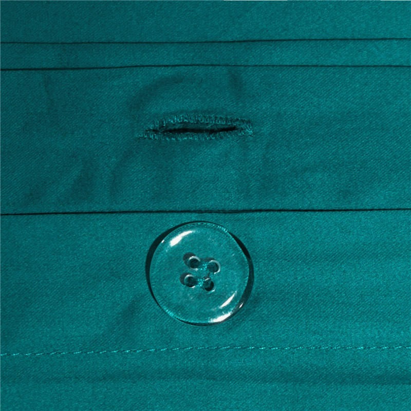 Anahi Green Embroidered Motif Border Egyptian Cotton Duvet Cover Set Duvet Cover Set - Venetto Design Venettodesign.com