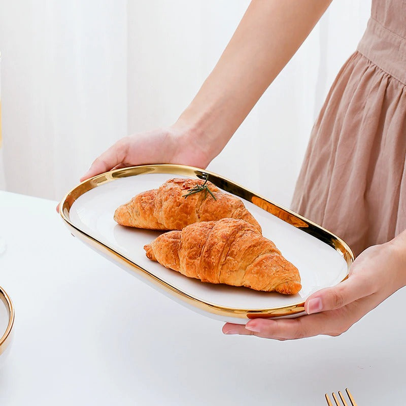 Legacy White Luxury Dinnerware Set Plate - Venetto Design Venettodesign.com