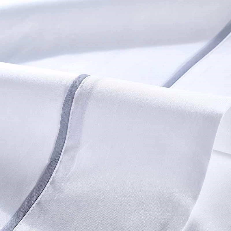Hazel Hotel Stitch Egyptian Cotton Duvet Cover Set Duvet Cover Set - Venetto Design Venettodesign.com