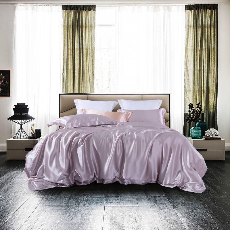 Roxy Luxury Pure Mulberry Silk Duvet Cover Set Duvet Cover Set - Venetto Design Venettodesign.com