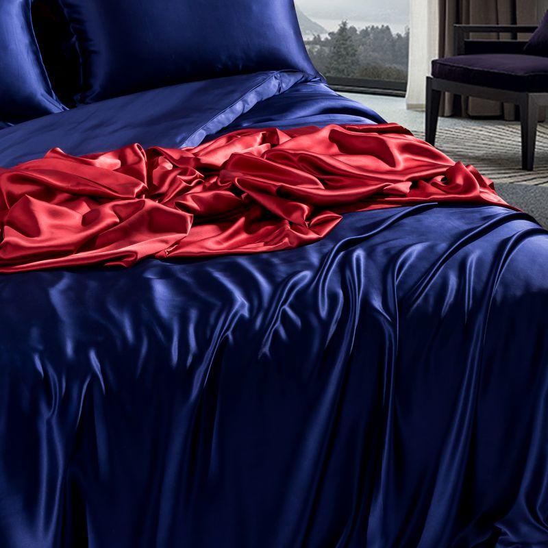 Maggie Luxury Pure Mulberry Silk Duvet Cover Set Duvet Cover Set - Venetto Design Venettodesign.com