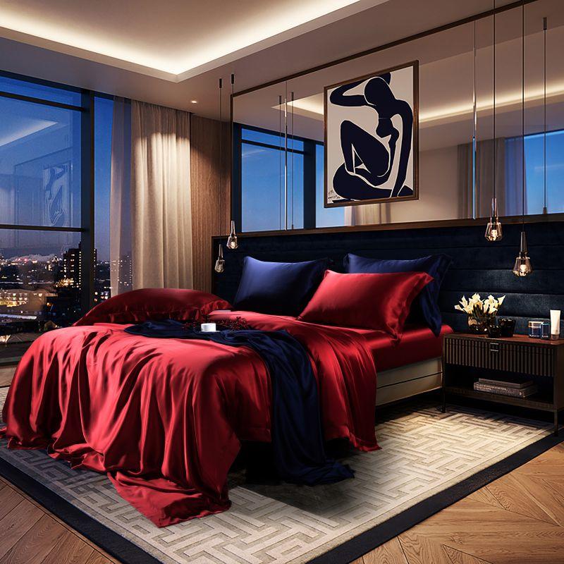 Bentley Luxury Pure Mulberry Silk Duvet Cover Set Duvet Cover Set - Venetto Design Venettodesign.com