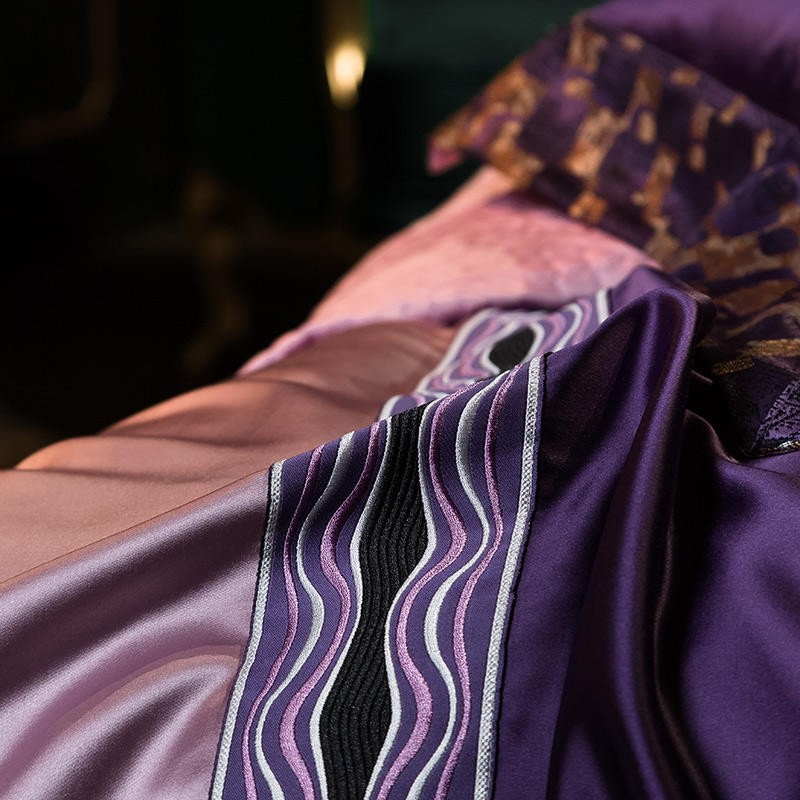 Sabina Embroidery Egyptian Cotton Duvet Cover Set Duvet Cover Set - Venetto Design Venettodesign.com