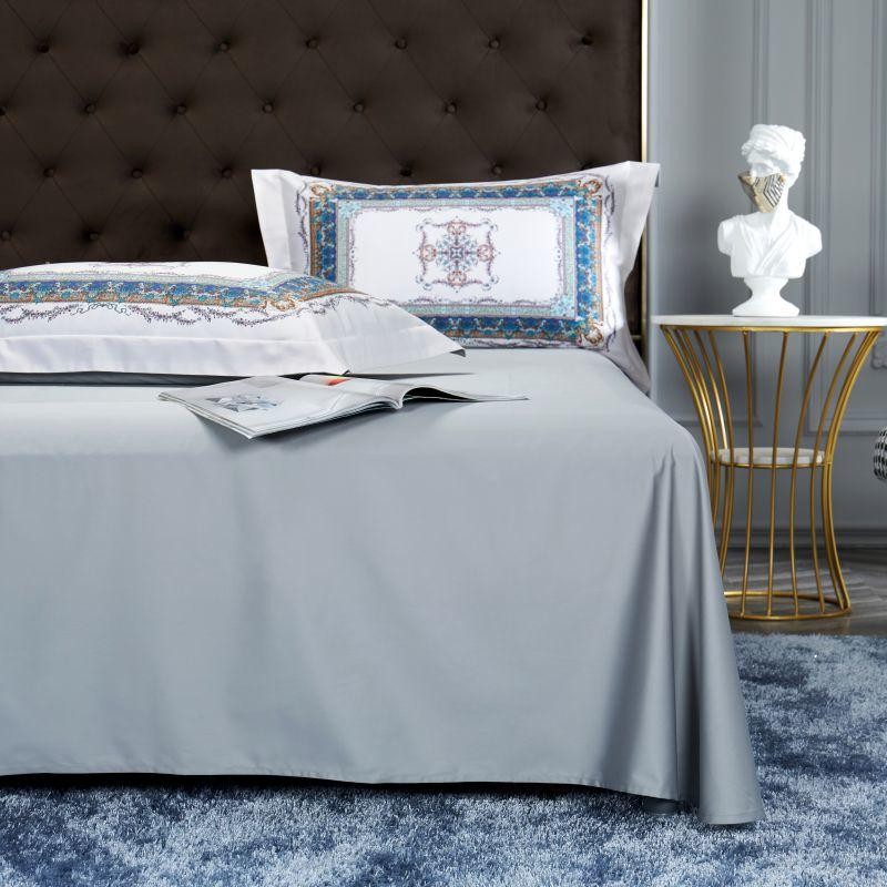Ava Layered 3D Printed Border Egyptian Cotton Duvet Cover Set Duvet Cover Set - Venetto Design Venettodesign.com