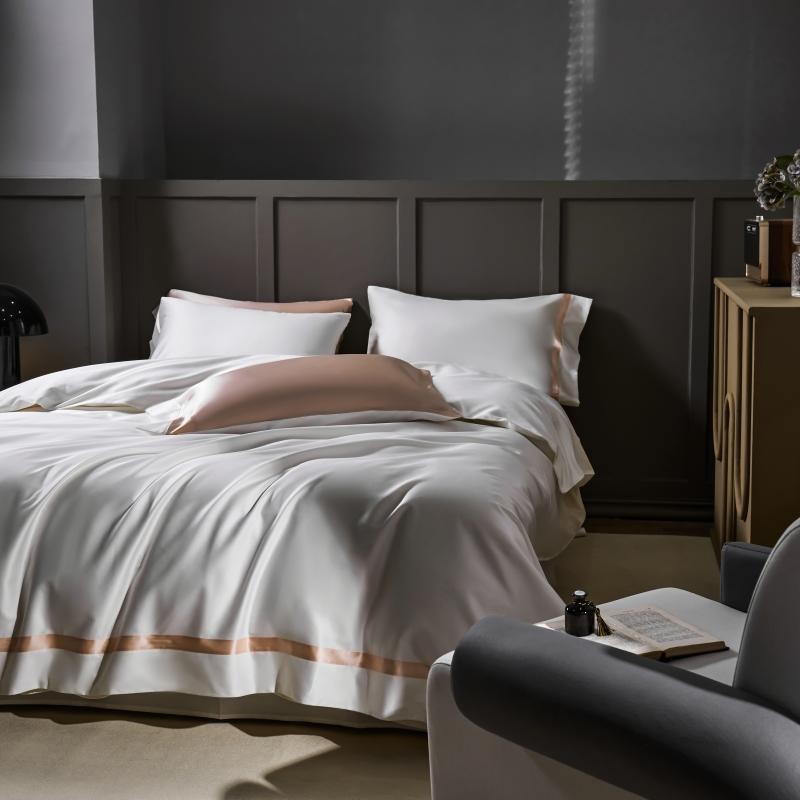 Manya Classic Solid Reversible Egyptian Cotton Duvet Cover Set Duvet Cover Set - Venetto Design Venettodesign.com