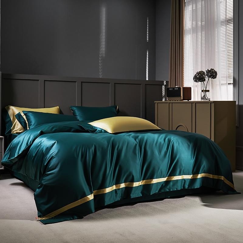 Manya Classic Solid Reversible Egyptian Cotton Duvet Cover Set Duvet Cover Set - Venetto Design Venettodesign.com