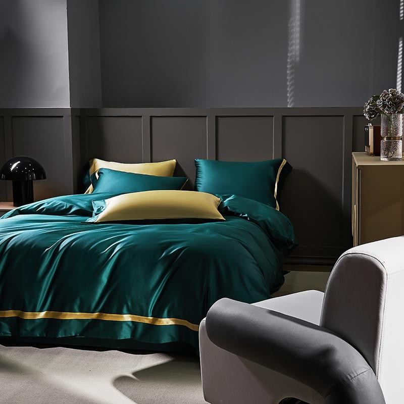 Manya Classic Solid Reversible Egyptian Cotton Duvet Cover Set Duvet Cover Set - Venetto Design Venettodesign.com