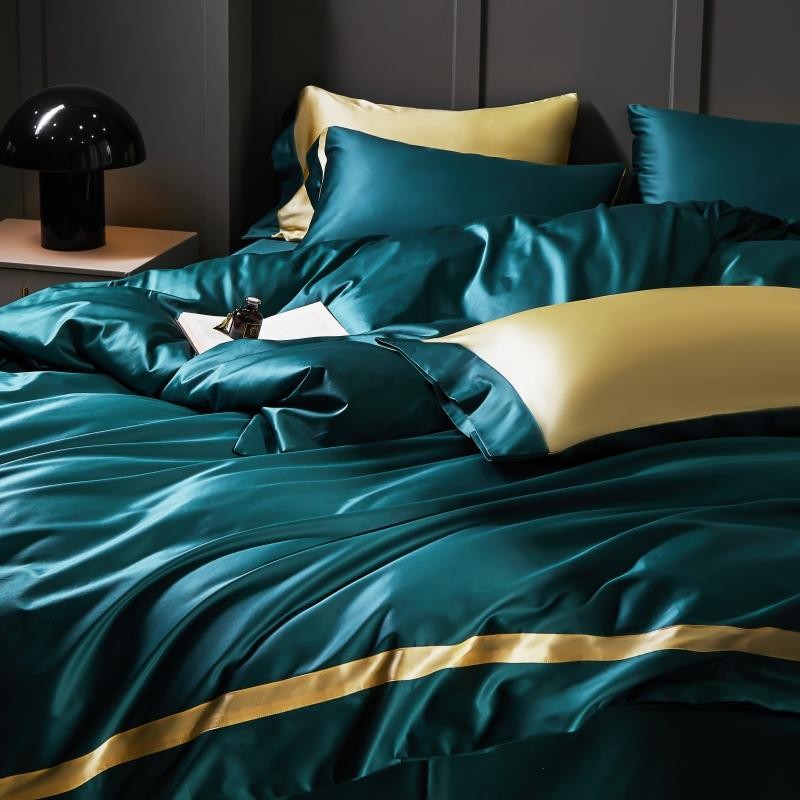 Manya Classic Solid Reversible Egyptian Cotton Duvet Cover Set Duvet Cover Set - Venetto Design Venettodesign.com