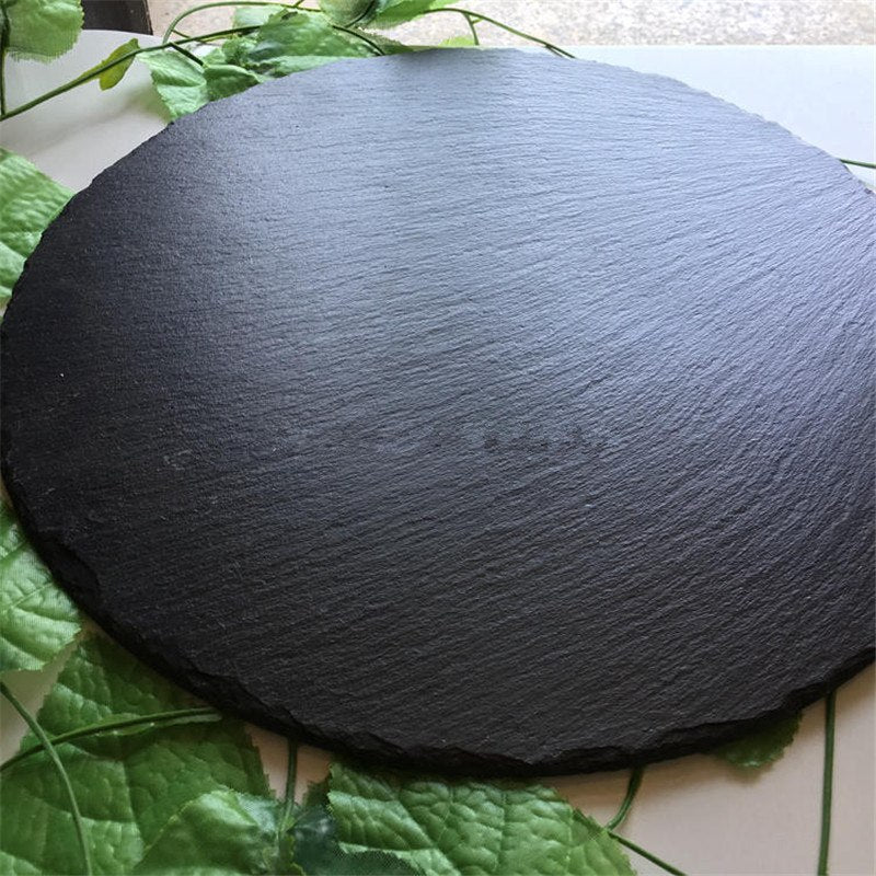Zebok Natural Slate Plate Plate - Venetto Design Venettodesign.com