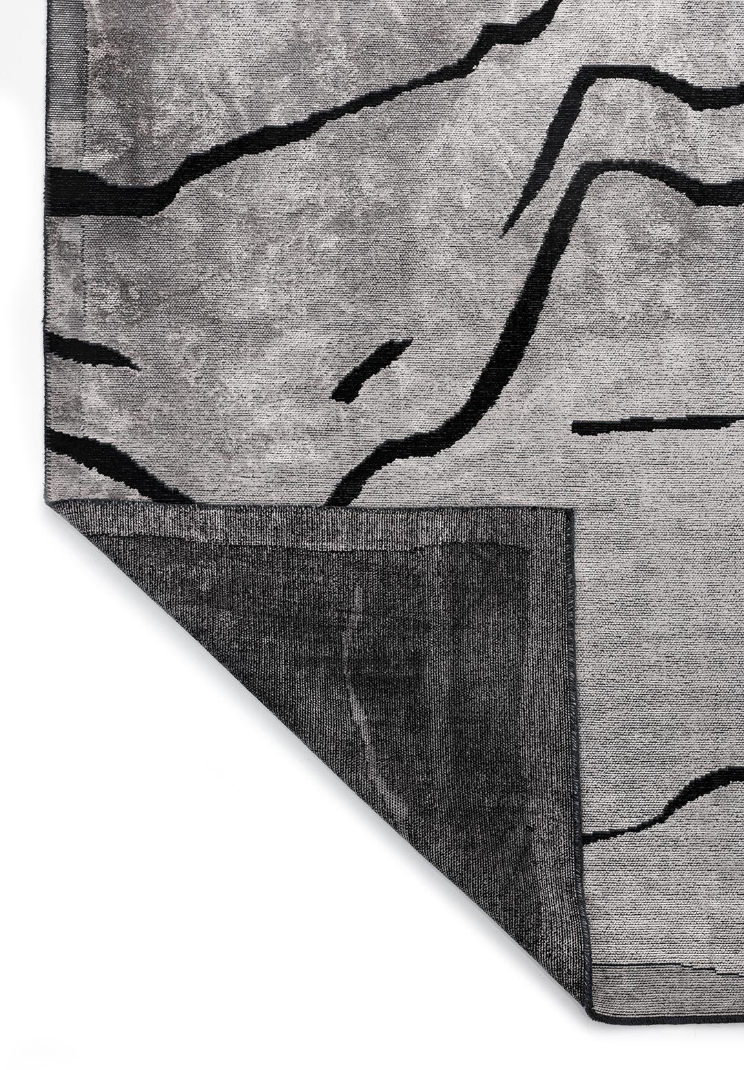 Chelsea Black - Light Cream Rug Rugs - Venetto Design Venettodesign.com