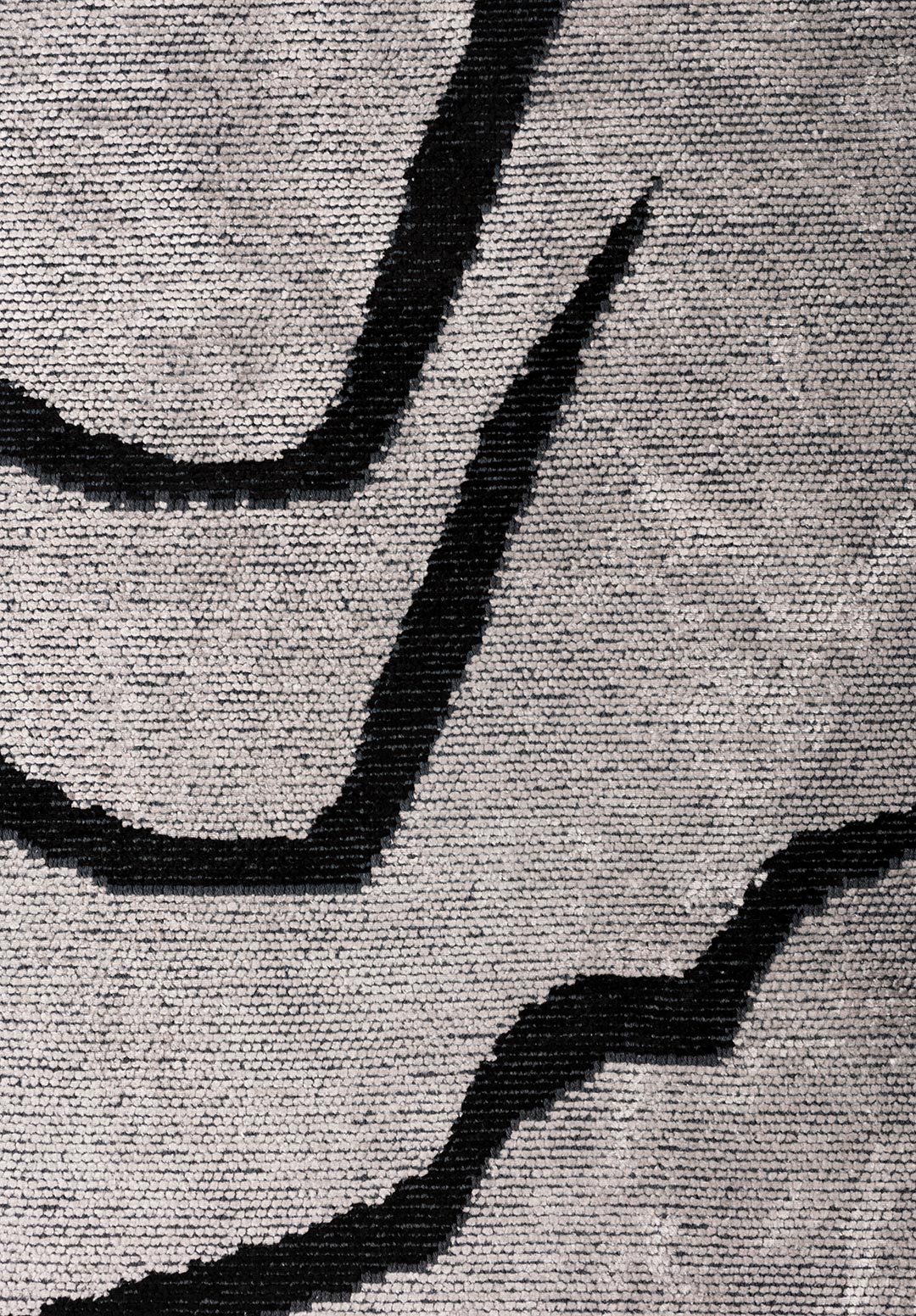 Chelsea Black - Light Cream Rug Rugs - Venetto Design Venettodesign.com