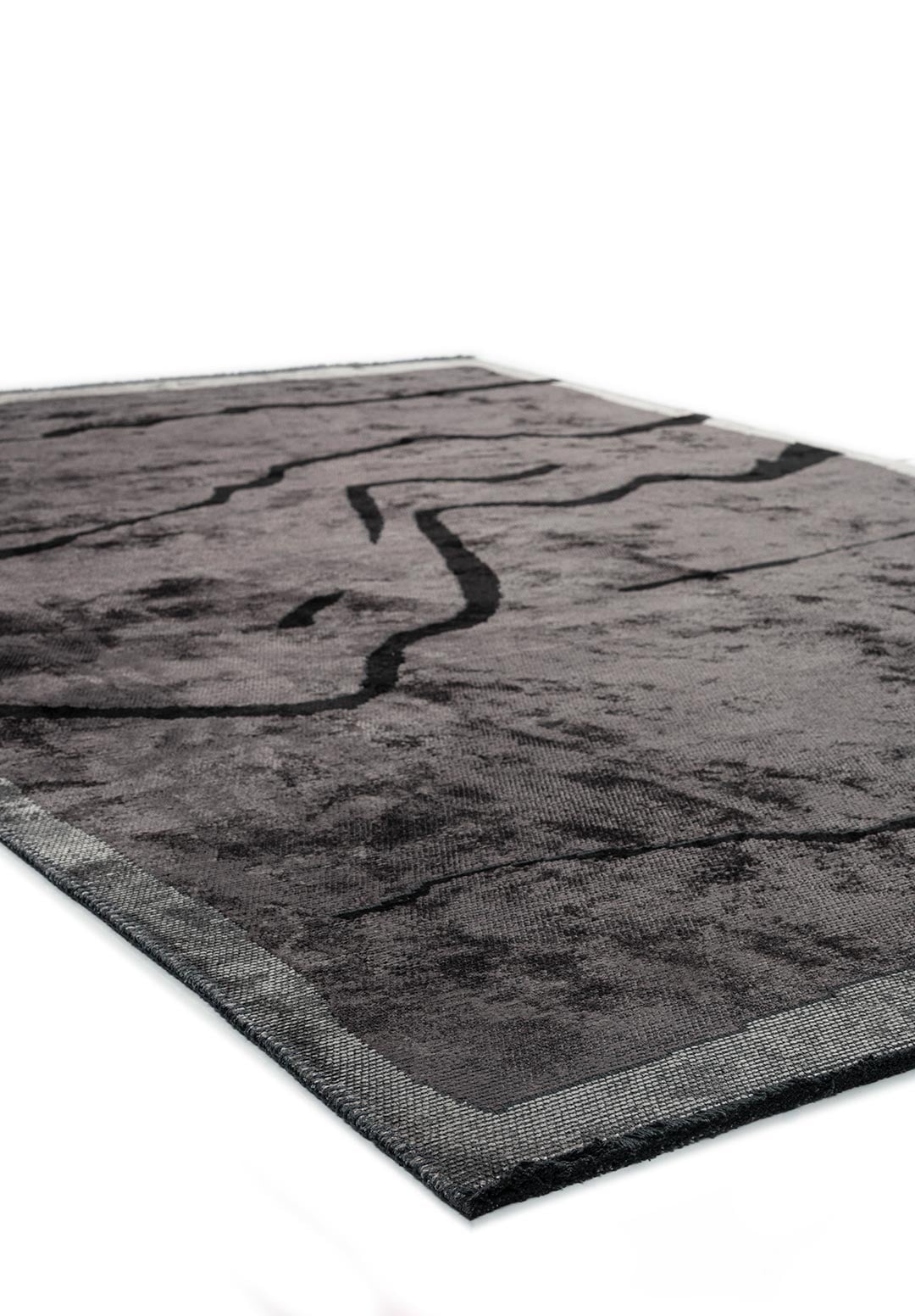 Chelsea Black - Charcoal Rug Rugs - Venetto Design Venettodesign.com