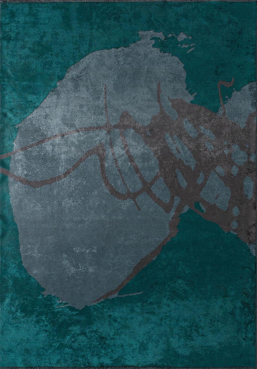 Soho Dark Turquoise - Petrol Rug Rugs - Venetto Design Venettodesign.com