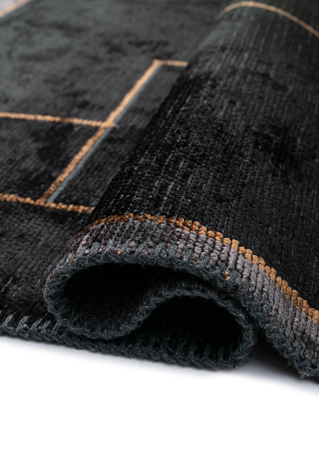 Lisbon Black - Charcoal Rug Rugs - Venetto Design Venettodesign.com