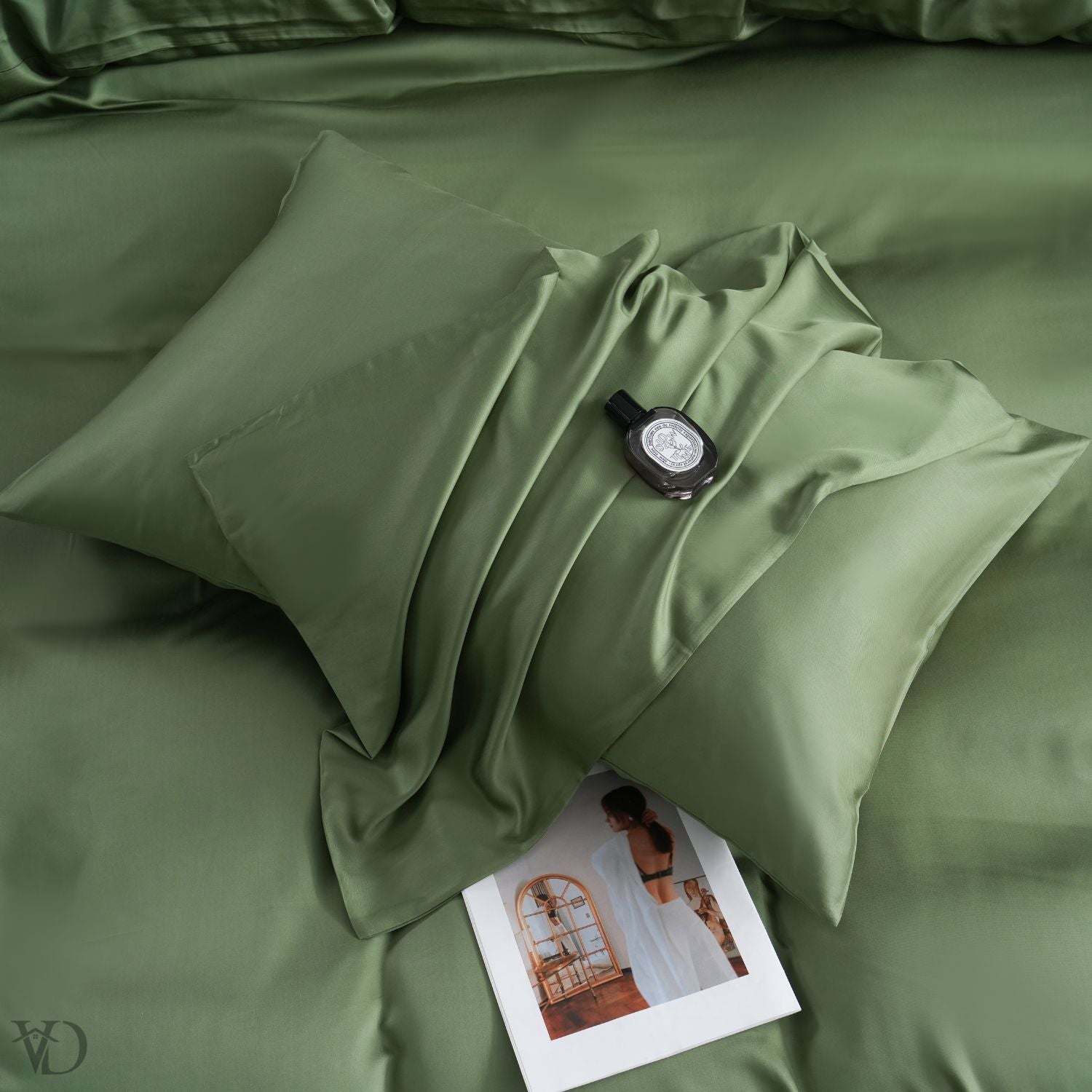 Green Dream Olive Luxury Bamboo Bedding Set
