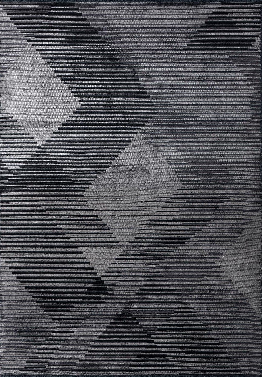 Barcelona Charcoal - Black Rug Rugs - Venetto Design Venettodesign.com