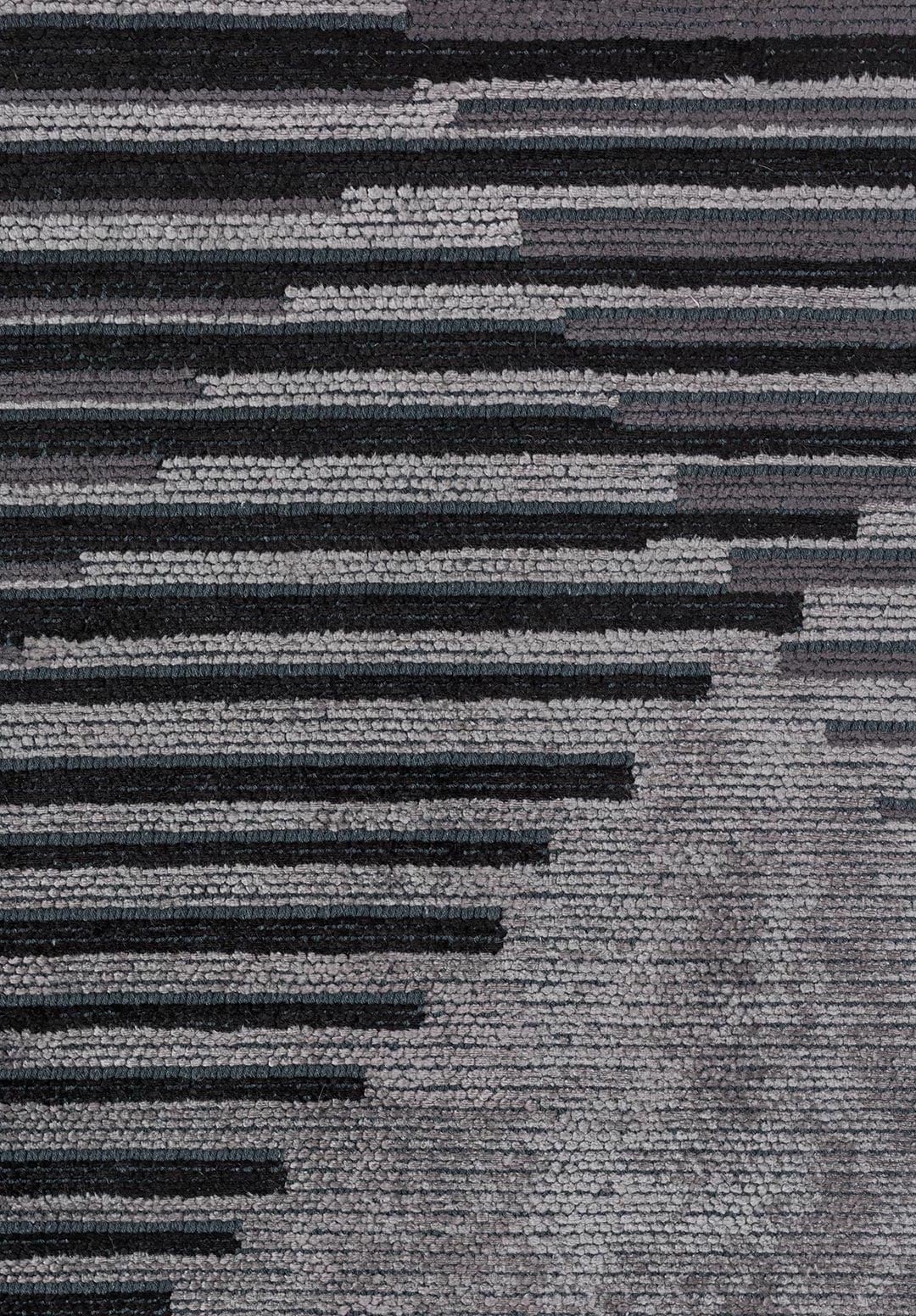 Barcelona Charcoal - Black Rug Rugs - Venetto Design Venettodesign.com