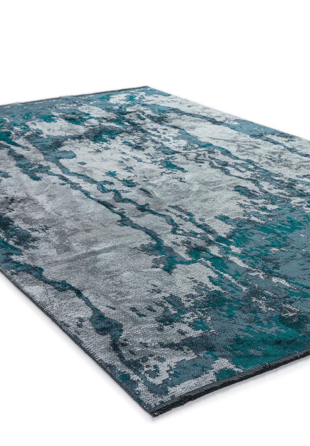 Athens Ice Blue - Petrol Rug Rugs - Venetto Design Venettodesign.com