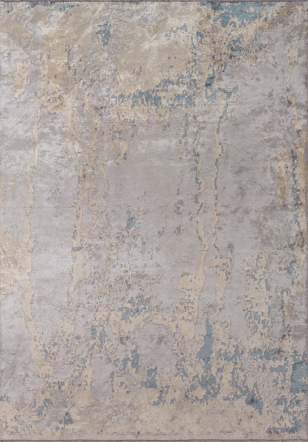 Athens Light Grey - Blue Rug