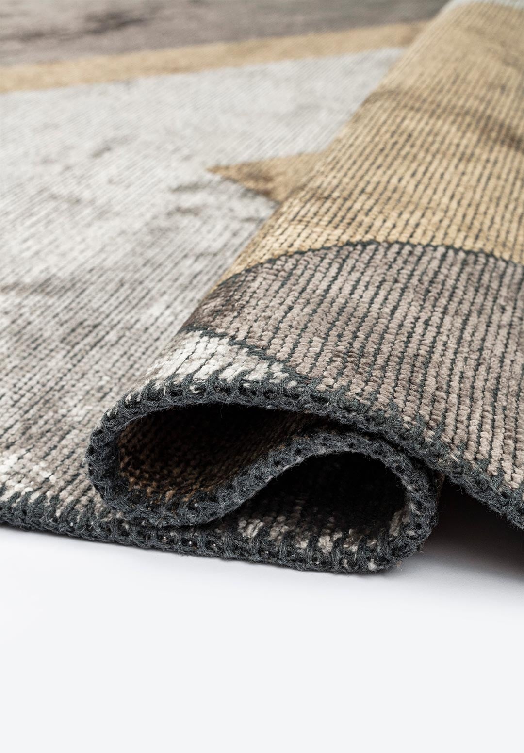 Pamplona Dark Grey - Cream Rug Rugs - Venetto Design Venettodesign.com