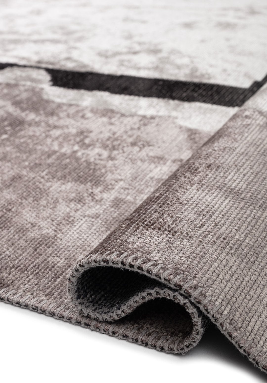 Salamanca Light Grey - Dark Grey Rug Rugs - Venetto Design Venettodesign.com