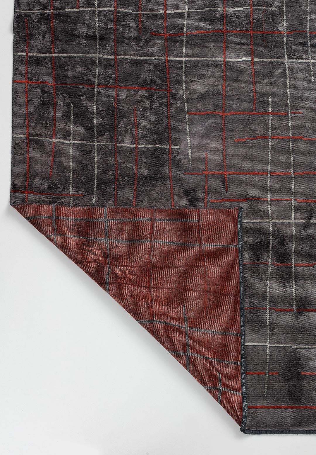 Brooklyn Beige - Charcoal Rug Rugs - Venetto Design Venettodesign.com