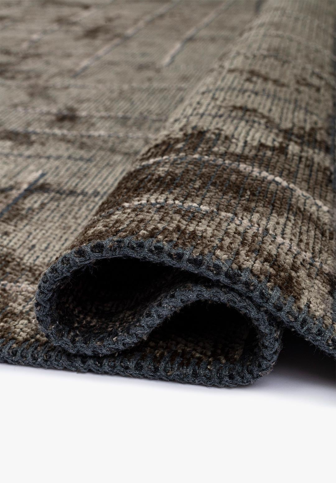 Brooklyn Anthracite - Khaki Rug Rugs - Venetto Design Venettodesign.com