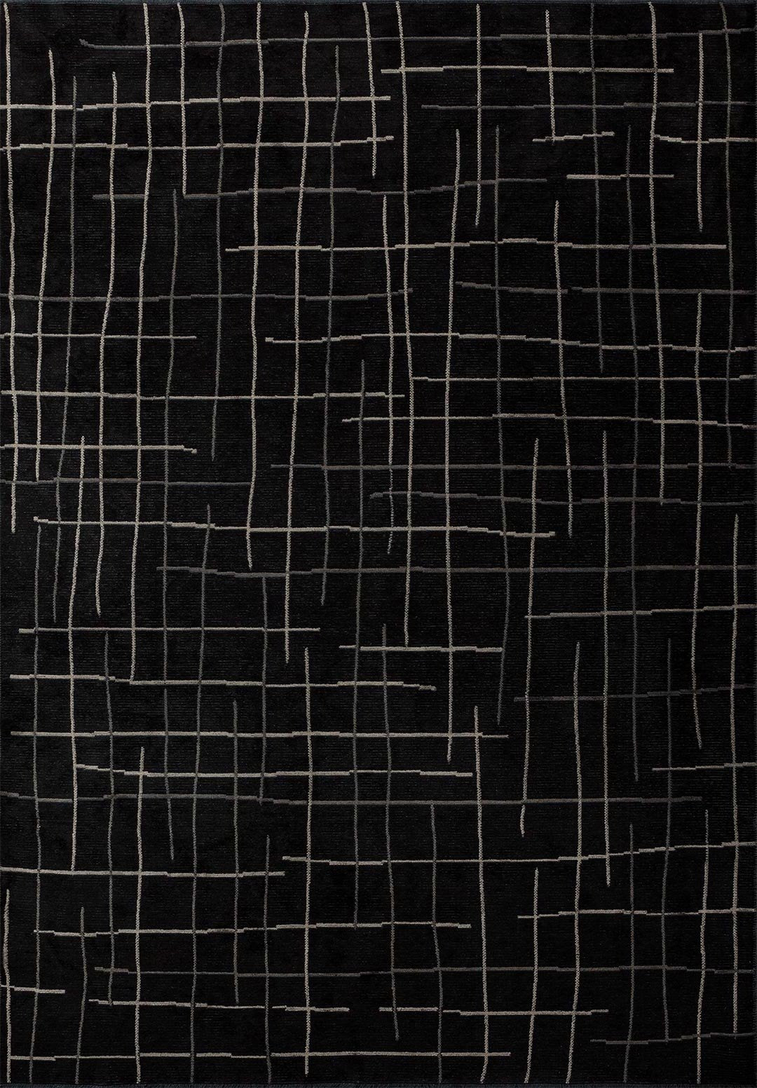 Brooklyn Anthracite - Black Rug Rugs - Venetto Design Venettodesign.com