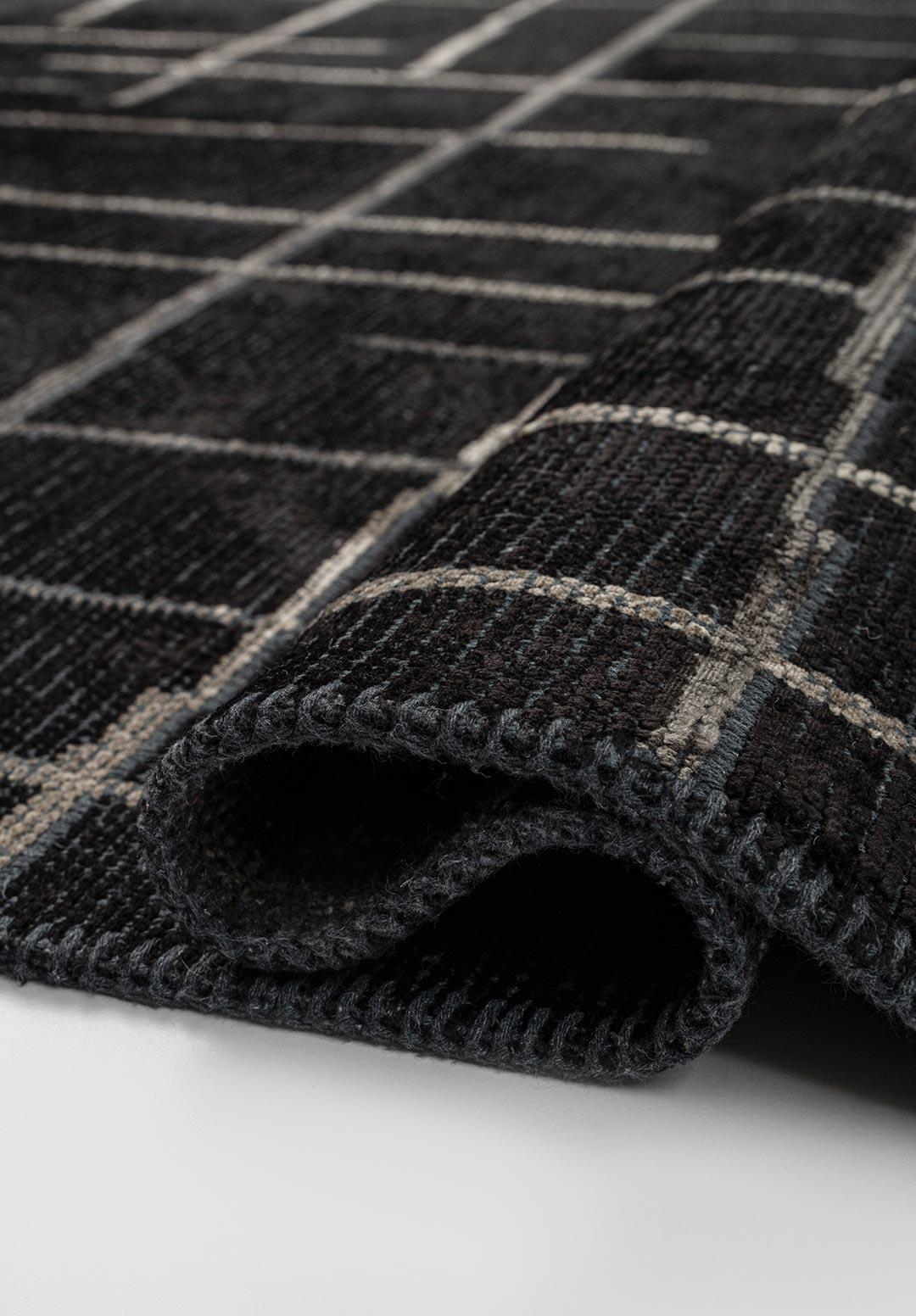 Brooklyn Anthracite - Black Rug Rugs - Venetto Design Venettodesign.com