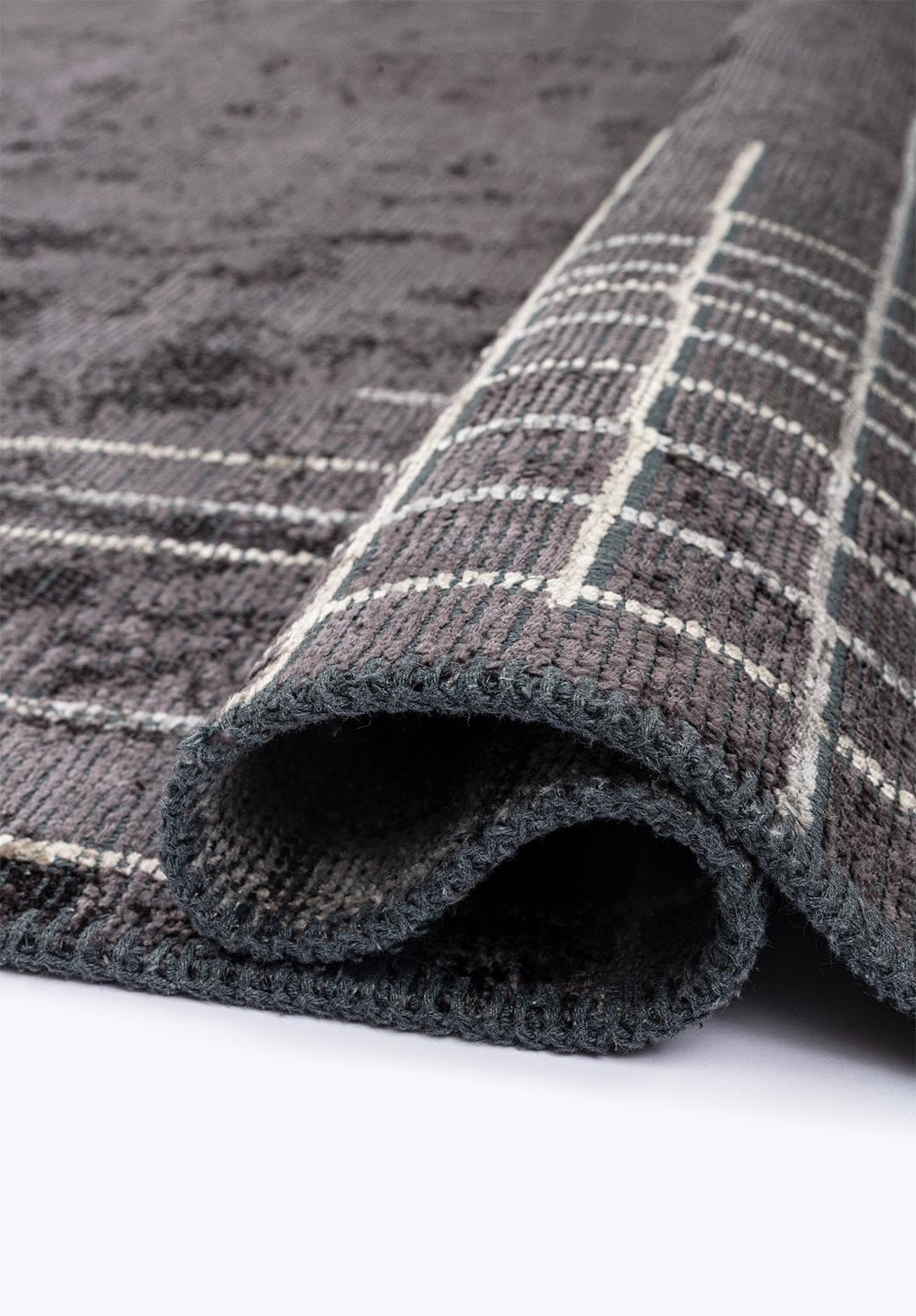 Manhattan Charcoal - Beige Rug Rugs - Venetto Design Venettodesign.com