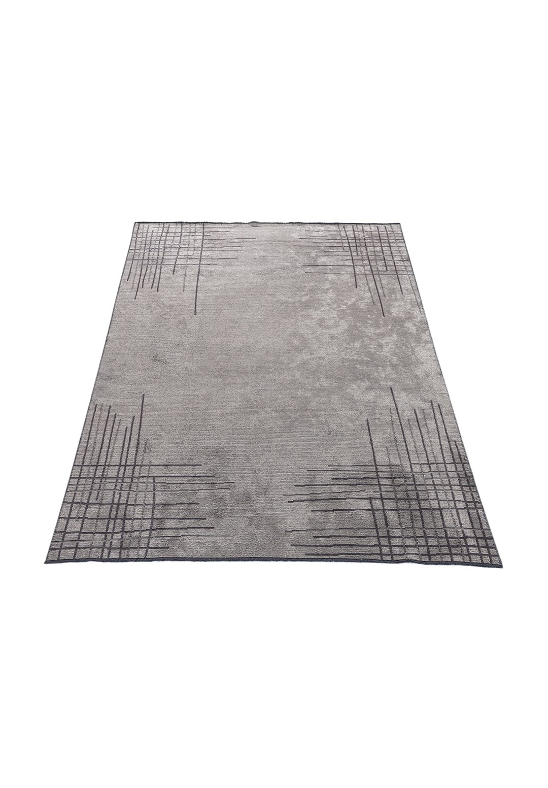 Manhattan Cream - Dark Grey Rug Rugs - Venetto Design Venettodesign.com