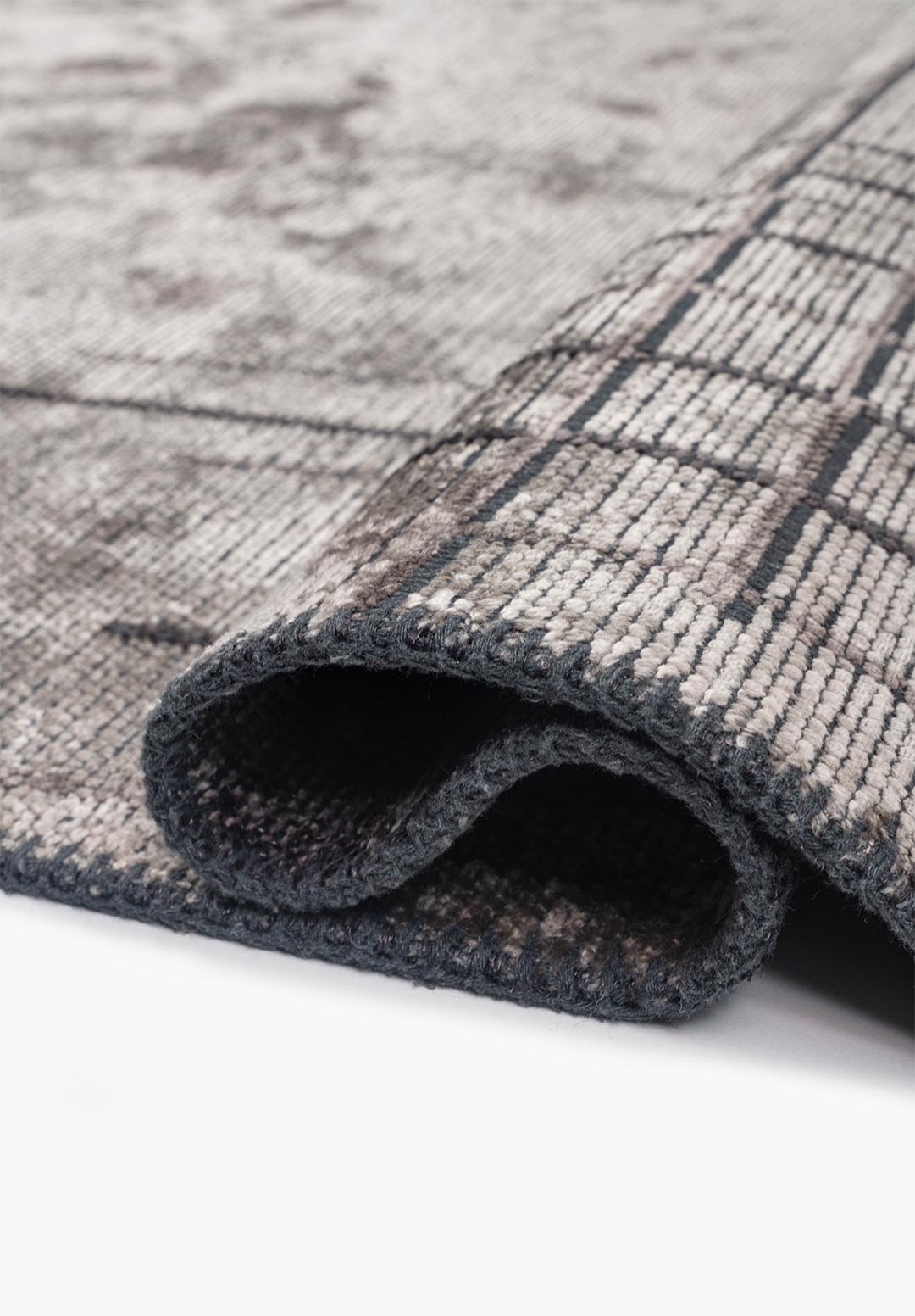 Manhattan Cream - Dark Grey Rug Rugs - Venetto Design Venettodesign.com