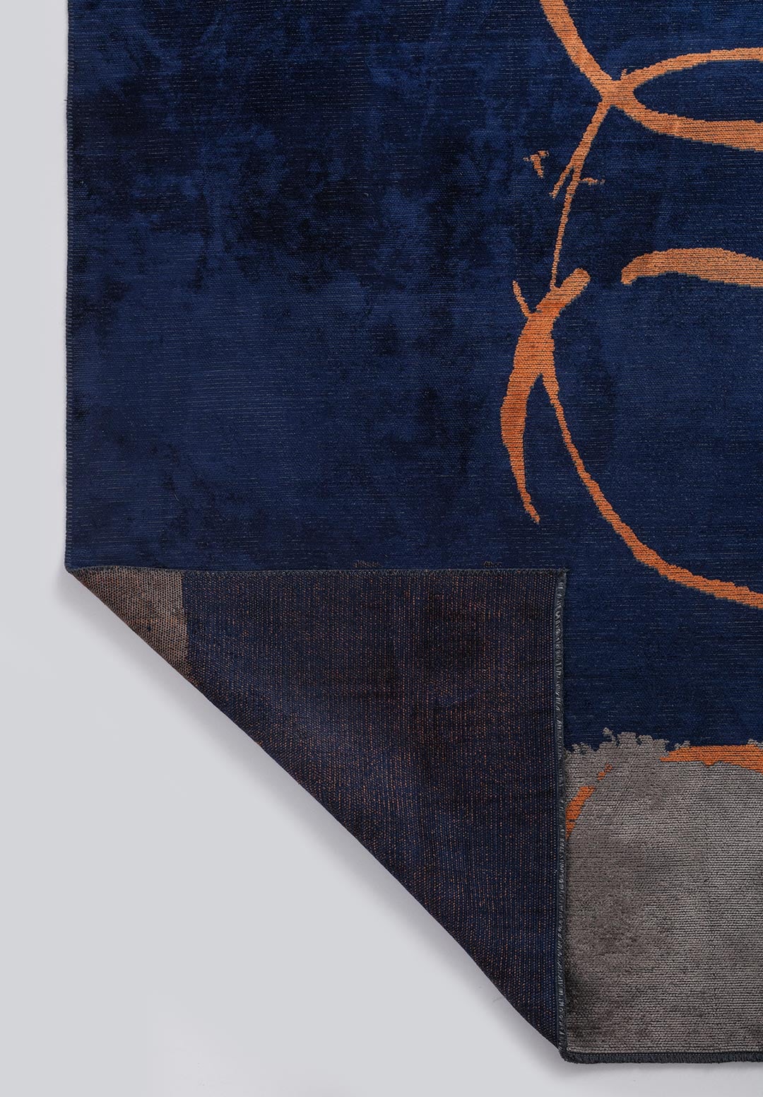 Munich Dark Navy - Dark Grey Rug Rugs - Venetto Design Venettodesign.com