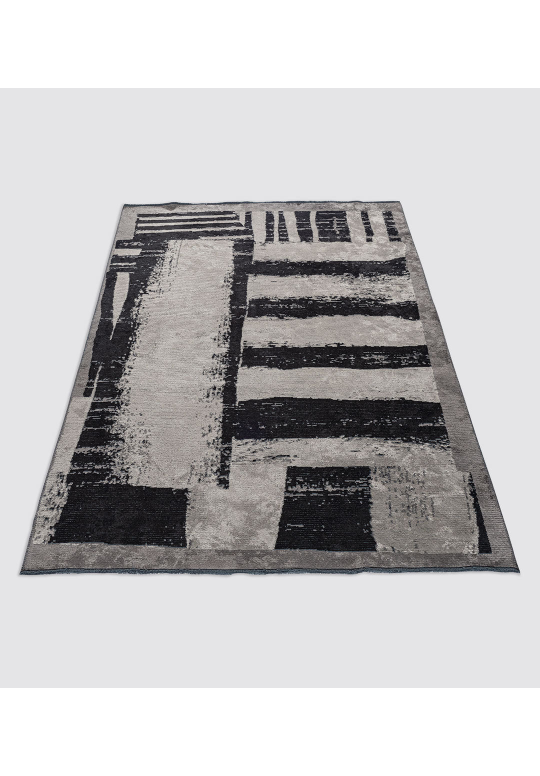 Cambridge Black - Dark Grey Rug Rugs - Venetto Design Venettodesign.com