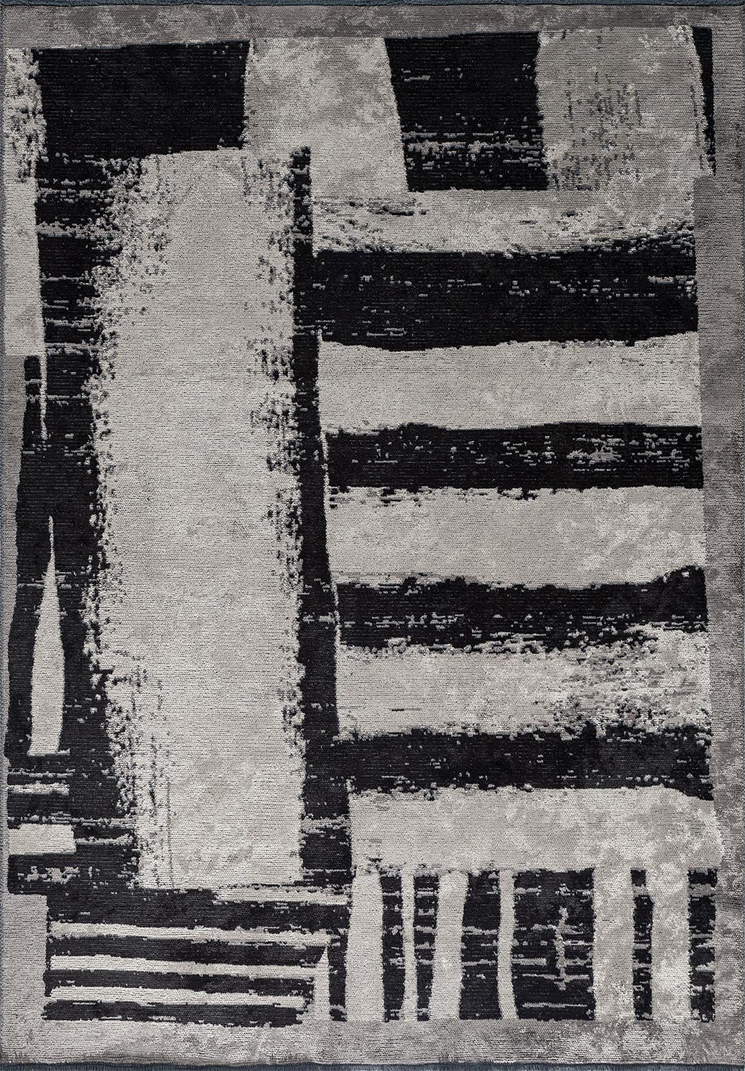 Cambridge Black - Dark Grey Rug Rugs - Venetto Design Venettodesign.com